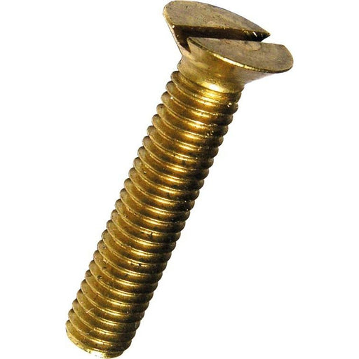 Dresselhaus - Maschinenschraube/Bolzen Senkschrauben 3133/000/51 3x16 mit Schlitz, Messing − 100 Stück