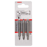 Bosch - Bit-Set Doppelklingenbit-Set, 2607001747 3-teilig S0,6x4,5