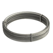 OBO Bettermann - Metallseil Stahldraht-Spannseil 957 6 A4 m.Hanfseele − 50 Meter