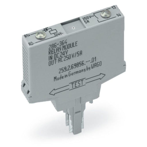 WAGO - Schaltrelais Relaisstecker 286-364 24 VDC, 1 Schließer