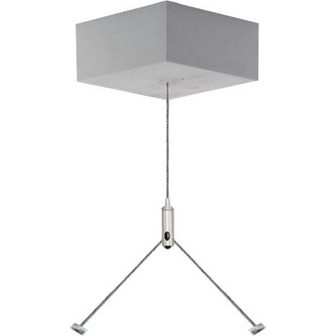 Ridi-Leuchten - Mechanisches Zubehör/Ersatzteile für Leuchten Seilpendelbefestigung ZSPT2ZE190SI m.Bald.L 1,5m,1St,si