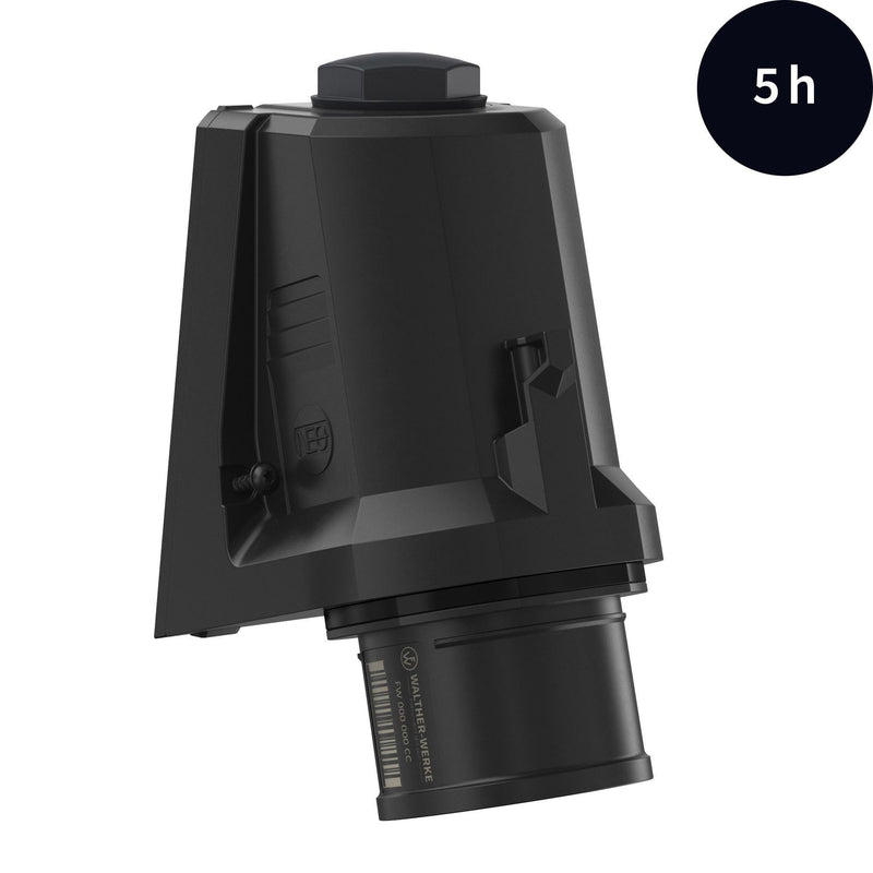 Walther Werke - CEE-Gerätestecker (IEC 60309) CEE NEO Phasenwender FW710505PH schräg 16A5P5h IP54 − 10 Stück