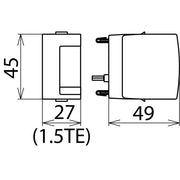 DEHN - Überspannungsableiter für Energietechnik/Stromversorgung Überspannungsableiter DG MOD E DC 60 Typ 2 Varistor