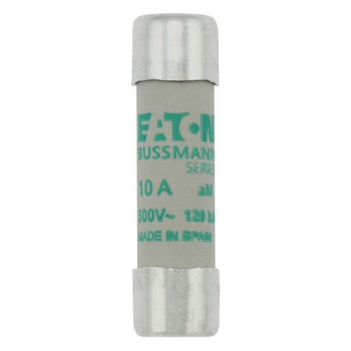 Eaton - Zylindrische Sicherung Sicherungseinsatz Nieders. C10M10 10A AC 500V 120kA − 10 Stück