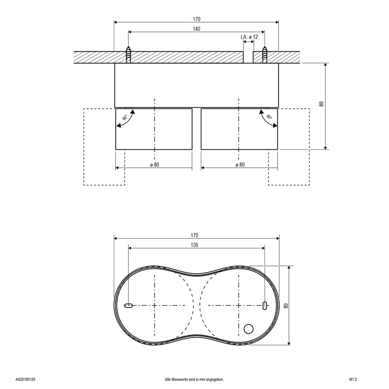 EVN Lichttechnik - Downlight/Strahler/Flutlicht Wand-u.Deckenleuchte AS20180125