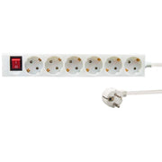 E+P Elektrik - Mehrfachsteckdose E 60 6-fach,ws