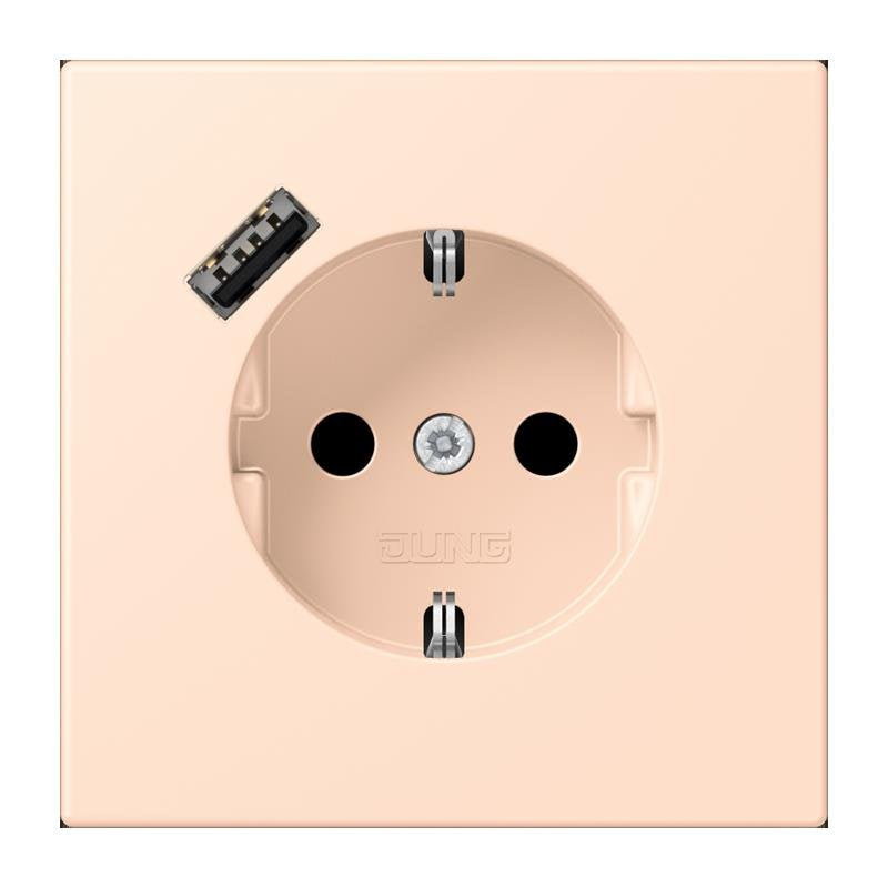 Jung - Steckdose SCHUKO Steckdose LC 1520-18 A 228 rose pale (32091)
