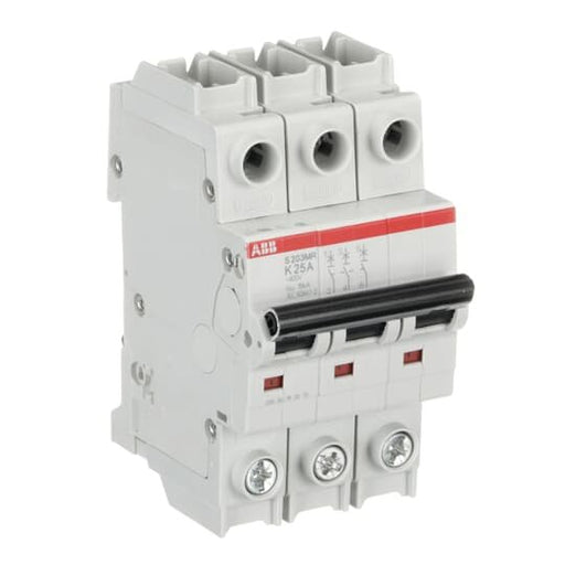ABB Stotz S&J - Leitungsschutzschalter Sicherungsautomat S203MR-K25 10kA, 25A, 3P, RTT