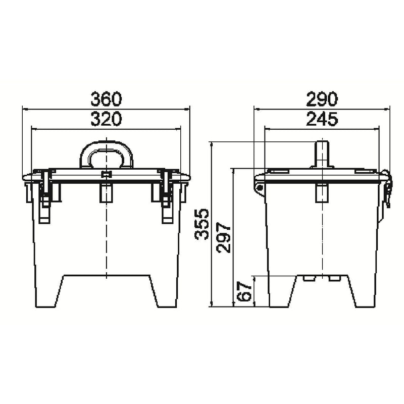 Bals Elektrotech - CEE-Steckdosen-Kombination (IEC 60309) CEE-Steckdosen-Kombination 5202244