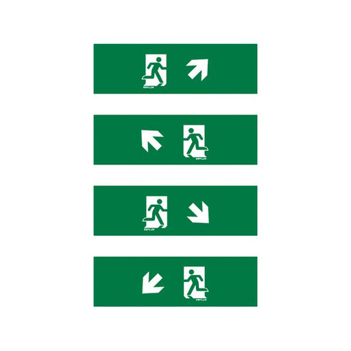 ESYLUX - Piktogramm für Not-/Hinweisleuchte Piktogramm-Satz 2 SLX14FLATSYMBOLSETII f. SLX 14 Flat