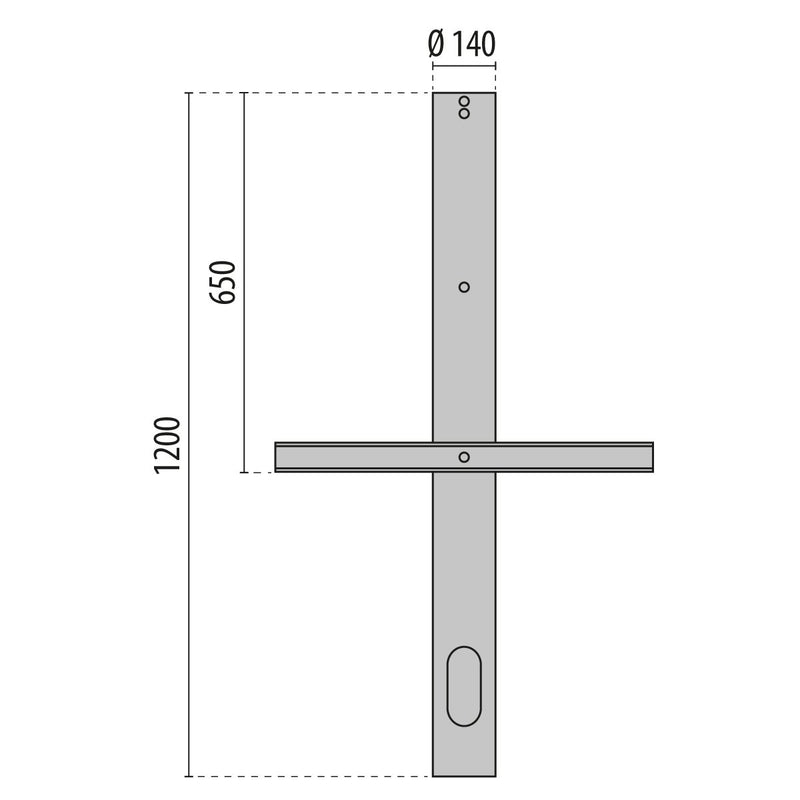 Performance in Light - Zubehör/Ersatzteile für Lichtmast Bodenplatte 3114957