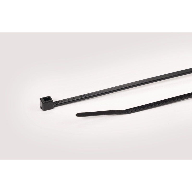 HellermannTyton - Kabelbinder T18R-PA66-BK schwarz, 1000ST − 1000 Stück