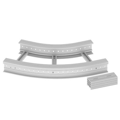 Unex - Bogen für Kabelleiter Flachbogen 45 Grad 67537-04 135x500 R600 U23X