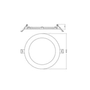 Ledvance - Downlight/Strahler/Flutlicht LED-Downlight DLSLIMD150V13W/ML-MC 840