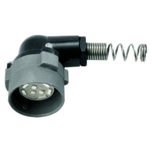 Telegärtner - I/O-Steckverbinder NF-Kabelwinkelstecker 100022934 U127/U, Stahl-Baj