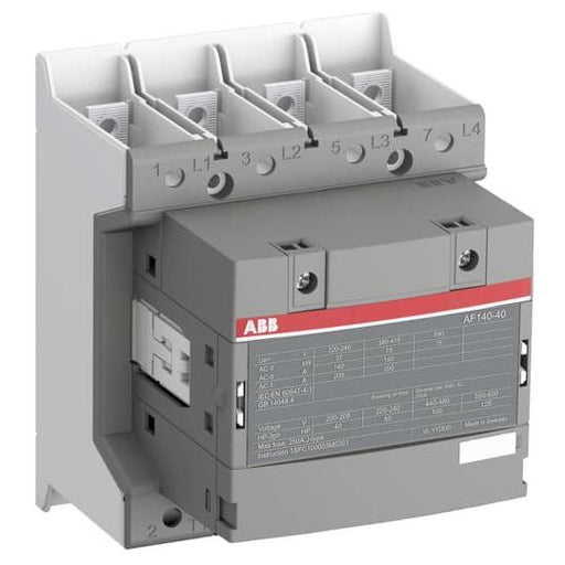 ABB Stotz S&J - Leistungsschütz zum Schalten von Wechselstrom Schütz AF140-40-00B-11 24-60VAC50/60Hz