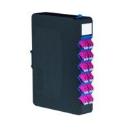 Telegärtner - Patchpanel LWL STX Tragschienen-Verteiler 100022856 modular 12x LC-D OM5