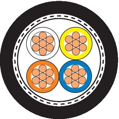 Lapp Kabel&Leitung - Daten- und Kommunikationskabel ETHERLINE Y CAT.5e BK 2170901 2xAWG22/7