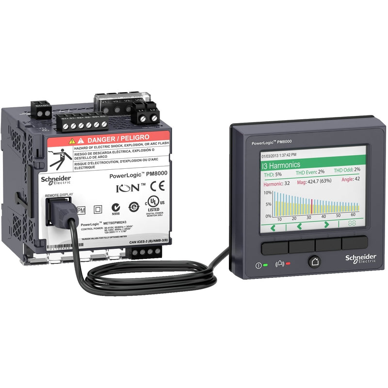 Schneider Electric - Kombimessgerät Netzanalysator METSEPM8214 ION Klasse S