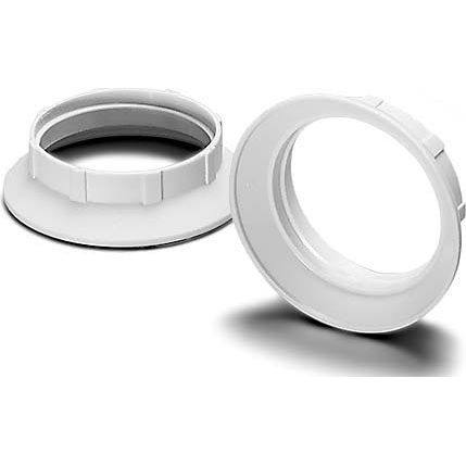 Houben - Lampenfassung Schraubring E27 100270 ws,15mm