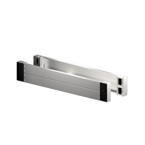 Rittal - Sockel/Sockelelement (Schaltschrank) Sockel-Eckstück m. Blende VX 8660.063 (VE2) H:200mm,für B:1200mm