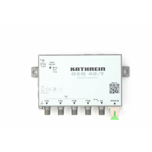 Kathrein - Signalwandler für Überwachungssystem Optischer Empfänger OEQ 40/T 4xQuattro+1xDTT