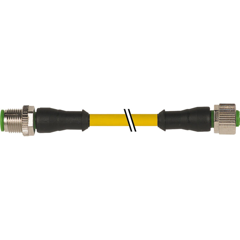 Murrelektronik - Konfektioniertes Sensor-Aktor-Kabel Konf.-Leitung 7000-40021-0340100 1m gelb gerade − 1 Stück
