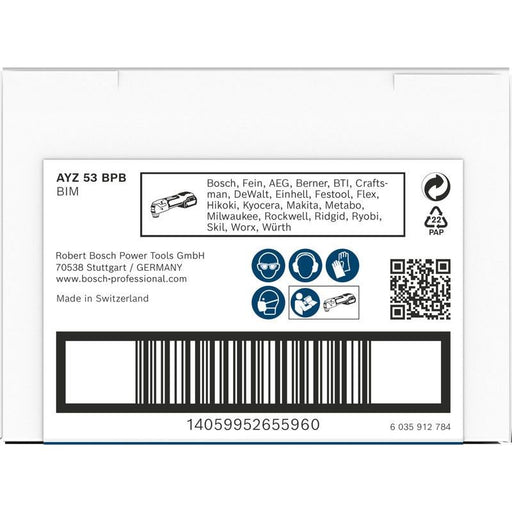 Bosch - Blatt für Oszillierer PRO AYZ 53 BPB Dual-Tec 2608669117 Blatt für