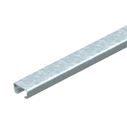 OBO Bettermann - Stiel/Profilschiene Profilschiene AML3518UP2000BK blank − 2 Meter
