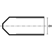 HellermannTyton - Schrumpf-Endkappe Spannungsfeste Endkappe PO 416-09000(24) − 24 Stück