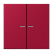 Jung - Abdeckung/Bedienelement für Installationsschalterprogramme Wippe mit Lichtleiter LC 102 KO5 229 rouge carmin