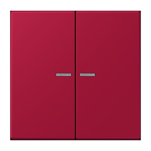 Jung - Abdeckung/Bedienelement für Installationsschalterprogramme Wippe mit Lichtleiter LC 102 KO5 229 rouge carmin