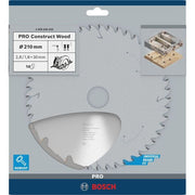 Bosch - Kreissägeblatt PRO Construct Wood 2608640634 Kreissägeblatt 210 x