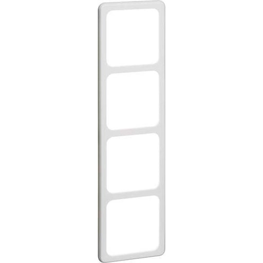 Peha - Abdeckrahmen Rahmen 4-fach rws D 80.674.02 waage/senkrecht