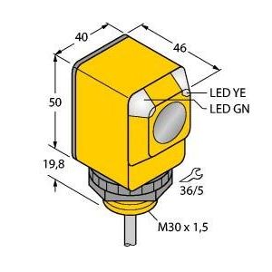 Turck - Einweg-Lichtschranke Opto-Sensor Q40RW3RE Einweglichtschranke