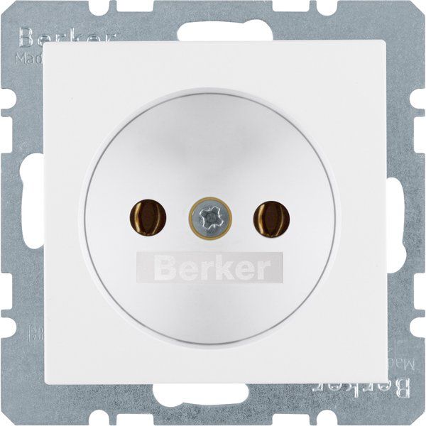 Berker - Steckdose pws 6167031909 o.Schutzkontakt