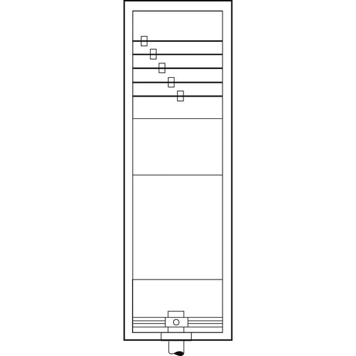 ABN - Anschlussschrank Anschlußgehäuse GAG167N BH 6 SAS5x355A