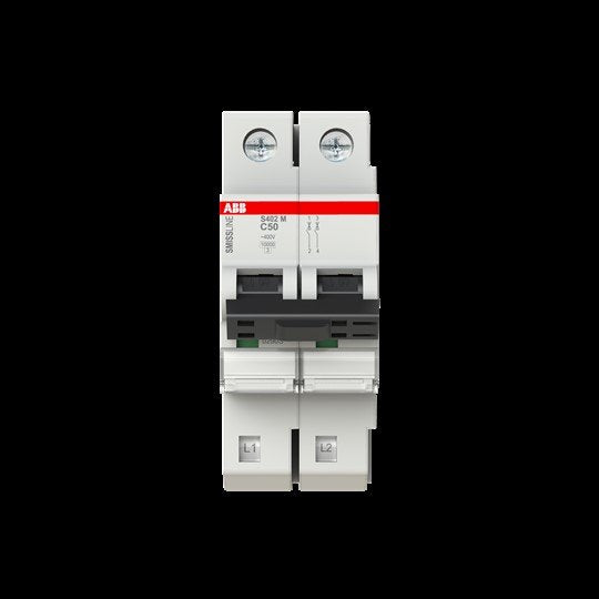 ABB Stotz S&J - Leitungsschutzschalter S402M-C50 50A,10kA,2P,steckbar