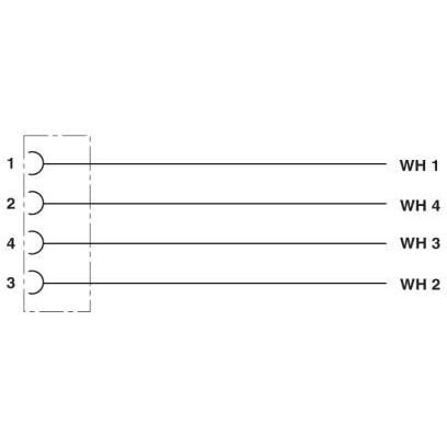 Phoenix Contact - Konfektioniertes Sensor-Aktor-Kabel Sensor-/Aktor-Kabel SAC-4P-5,0 #1407321 4-pol.5m