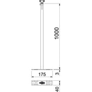 OBO Bettermann - Distanzhalter für Blitzschutz Abstandhalter ISAV1000W