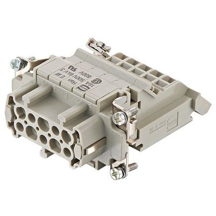 Harting - Kontakteinsatz für Rechtecksteckverbinder Buchseneinsatz 09330104726 Han E AV 10-pol.+PE