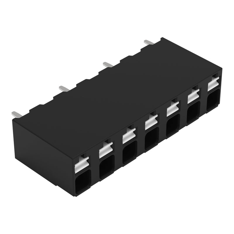 WAGO - Leiterplattenklemme THR-Leiterplattenklemme 2086-3127 Drücker,1,5mm²,sw − 96 Stück