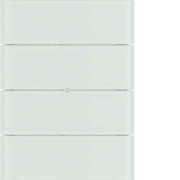 Berker - Bussystem-Tastsensor Tastsensor 4fach 75164590 Glas polarweiß