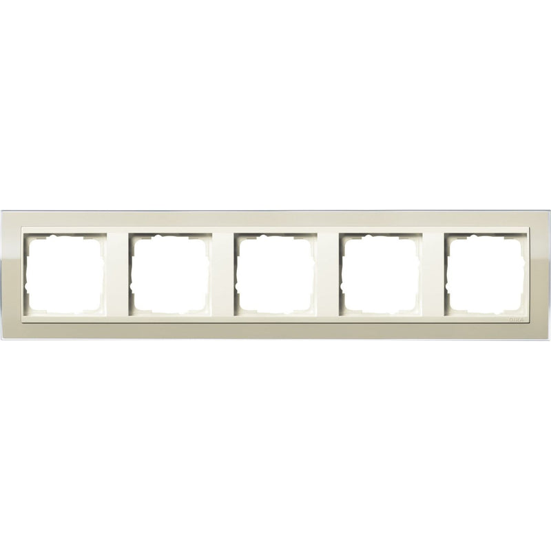 Gira - Abdeckrahmen 5fach 0215771 klar sand
