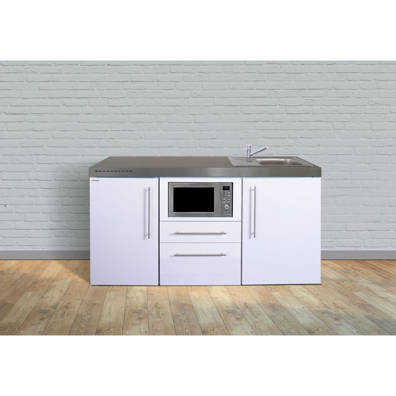 Stengel - Mini-Küche Miniküche Premiumline MPMSM170MWBreS Schwarz matt