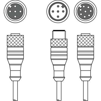 Leuze - Konfektioniertes Sensor-Aktor-Kabel Verbindungsleitung K-Y1 M12A-2#50122337