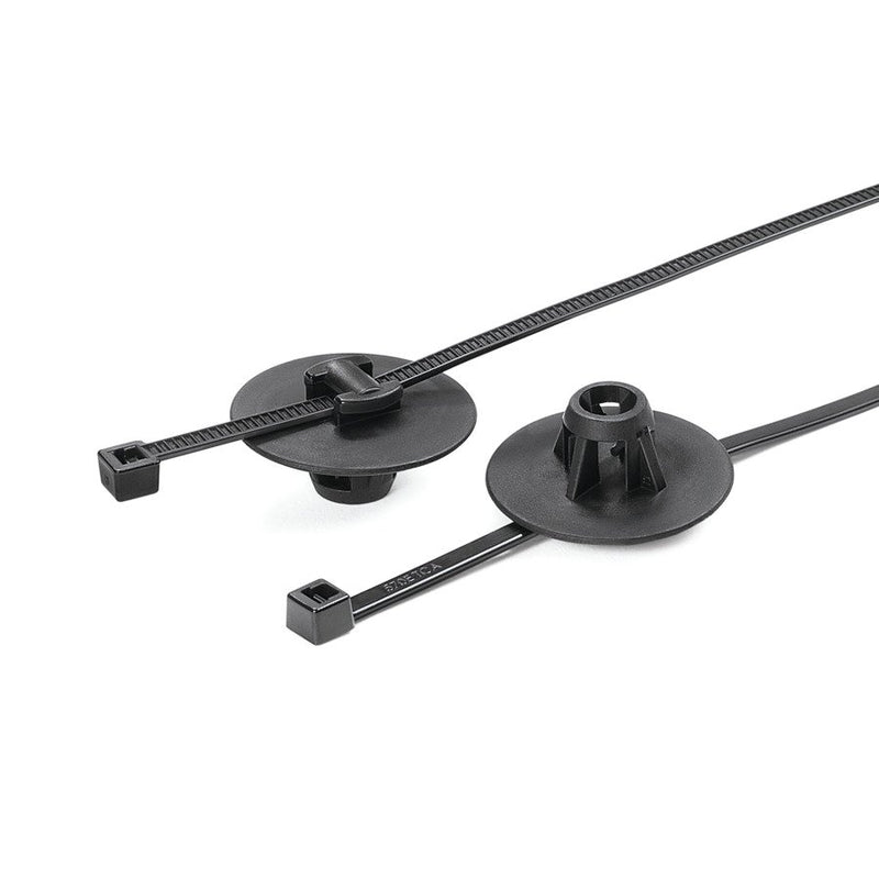 HellermannTyton - Kabelbinder Befestigungsbinder 150-92901 2-teilig − 500 Stück