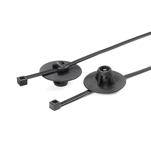 HellermannTyton - Kabelbinder Befestigungsbinder 150-92901 2-teilig − 500 Stück