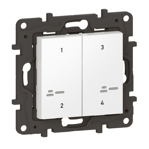 Legrand - Funksender Szenentaster 4-Fach Legrand 863604 Ultraweiß