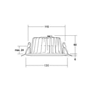 Brumberg Leuchten - Downlight/Strahler/Flutlicht LED-Einbaudownlight 41552074 4000K